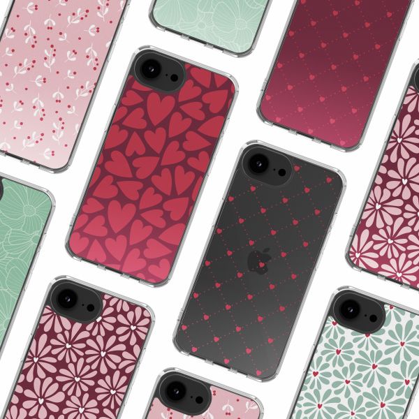 imoshion Coque Design Apple iPhone 17e / 16e - Hearty Coral Dust