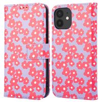 imoshion Étui de télephone portefeuille Design Apple iPhone 12 (Pro) - Dusty Rose Blossoms