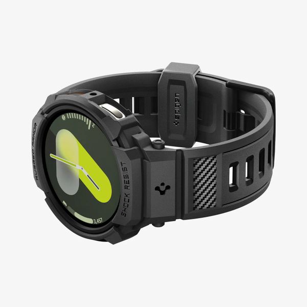 Spigen Coque Rugged Armor™ Pro Samsung Galaxy Watch 9 / Watch 8 (44 mm) - Matte Black