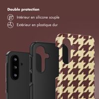 Selencia Coque arrière Vivid Samsung Galaxy A17 (5G) / (4G) - Pied-de-Poule