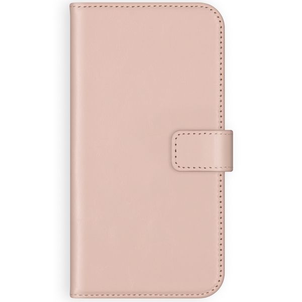 Selencia Étui portefeuille en cuir véritable Samsung Galaxy A51 - Dusty Pink