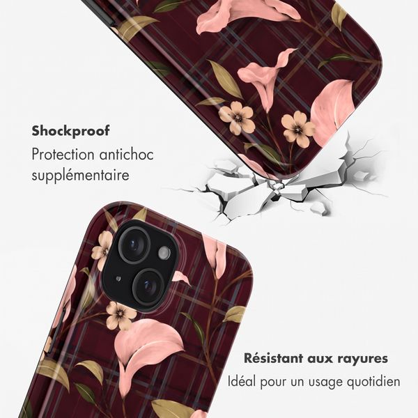 Selencia Coque arrière Vivid Apple iPhone 15 - Autumn Muse