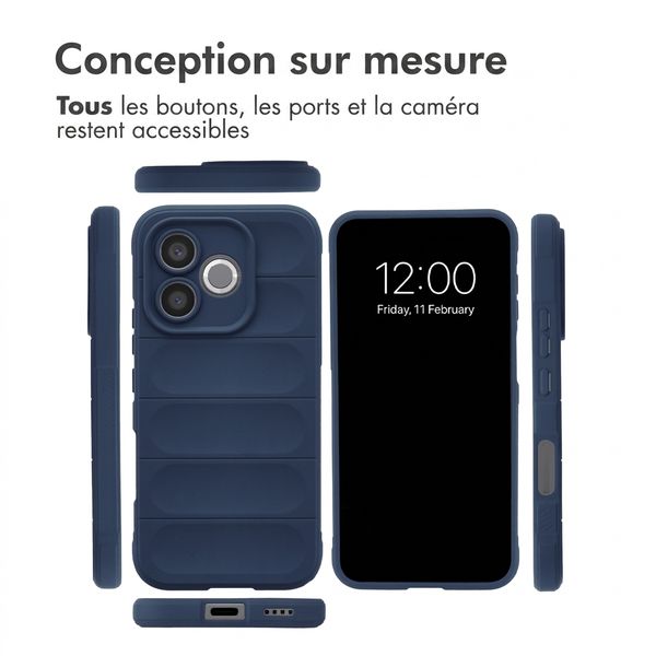 imoshion EasyGrip Backcover Honor 600 Lite - Bleu foncé