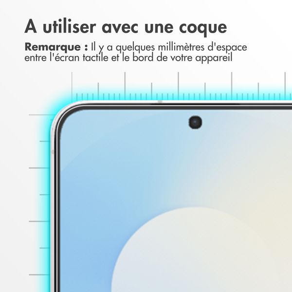 Accezz Protection d'écran en verre trempé Samsung Galaxy S25 FE / A57