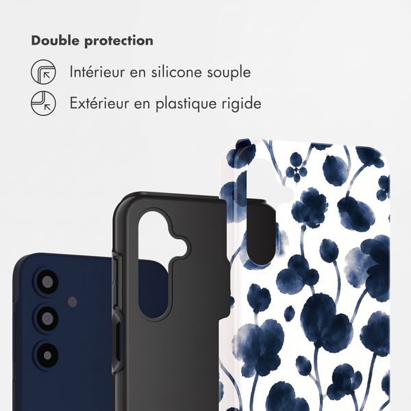 Selencia Coque arrière Vivid Samsung Galaxy A16 - Midnight Blossom