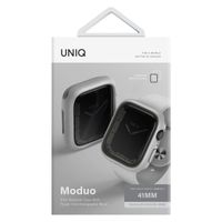 Uniq Coque Moduo avec lunette Apple Watch - 40 / 41 mm - Chalk / Stone Grey