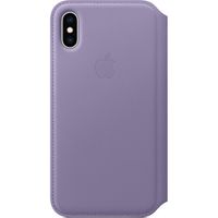 Apple Étui de télephone portefeuille Leather Folio Apple iPhone X / Xs - Lila
