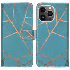 imoshion Design Softcase Bookcase Apple iPhone 13 Pro - Blue Graphic