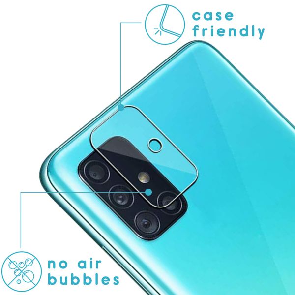 imoshion 3-Pack de protection d'écran + Protection en verre Appareil photo Samsung Galaxy A51