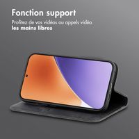 imoshion Étui de téléphone portefeuille Slim Xiaomi 15T Pro - Noir