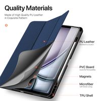 Dux Ducis Coque tablette Domo Apple iPad Air 13 pouces (2026) M4 / (2025) M3 / (2024) M2 - Bleu foncé