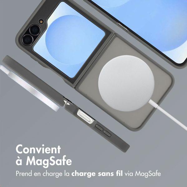 imoshion Coque Color Guard avec MagSafe Samsung Galaxy Z Flip 7 FE - Gris