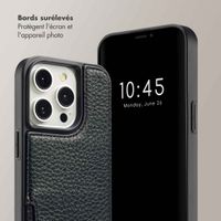 Selencia Coque de télephone Nova avec cordon et porte-cartes Apple iPhone 15 Pro - Noir