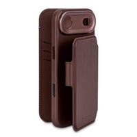 Decoded Portefeuille détachable 2 en 1 en cuir MagSafe Apple iPhone Air - Chocolate Brown