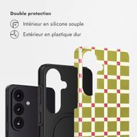 Selencia Coque arrière Vivid Samsung Galaxy S26 - Check This Olive