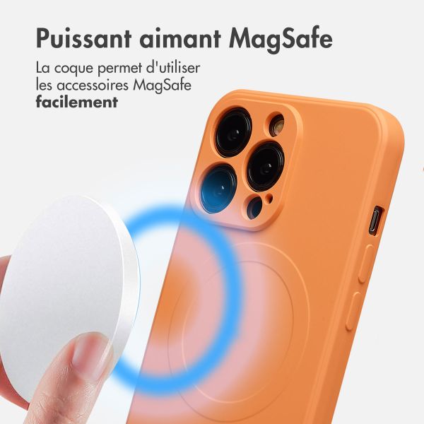 imoshion Coque Couleur avec MagSafe Apple iPhone 13 Pro - Orange