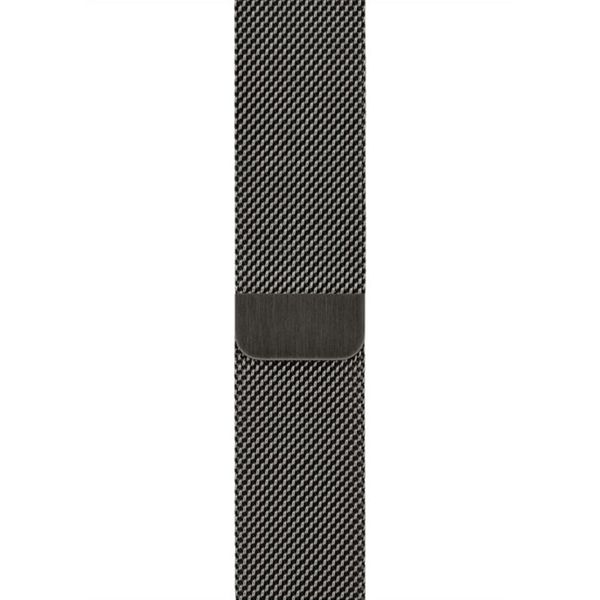 Apple Bracelet à boucle Milanais Apple Watch | 44/45/46/49 mm - Anthracite