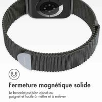 imoshion Bracelet magnétique milanais Apple Watch | 44/45/46/49 mm - Taille S - Space Grey