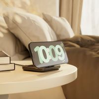 Zens Magnetic Nightstand Charger - Chargeur sans fil 15W - Magsafe et Qi2 - Noir