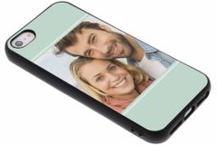 Concevez votre propre coque en gel Apple iPhone SE (2016) / 5 / 5s - Noir