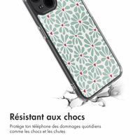 imoshion Coque Design Apple iPhone 13 - Bloom Love Sage Green