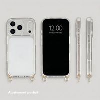 Selencia Coque arrière avec crochets amovibles Apple iPhone 18 Pro / 17 Pro - Transparent