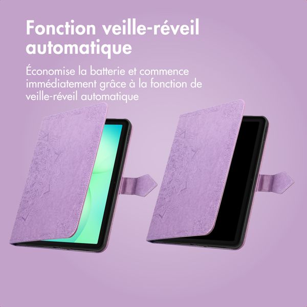 imoshion Coque tablette Samsung Galaxy Tab A11 Plus - Lilas