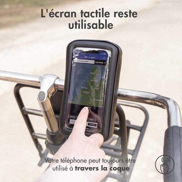 imoshion Support de téléphone pour vélo avec coque - Universel - Noir