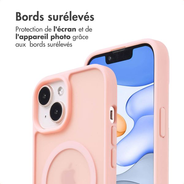imoshion Coque Color Guard avec MagSafe Apple iPhone 15 - Rose clair