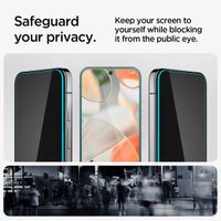 Spigen Protection d'écran en verre trempé GLAStR Privacy Applicator - lot de 2 Google Pixel 9 / 9 Pro / 10 / 10 Pro