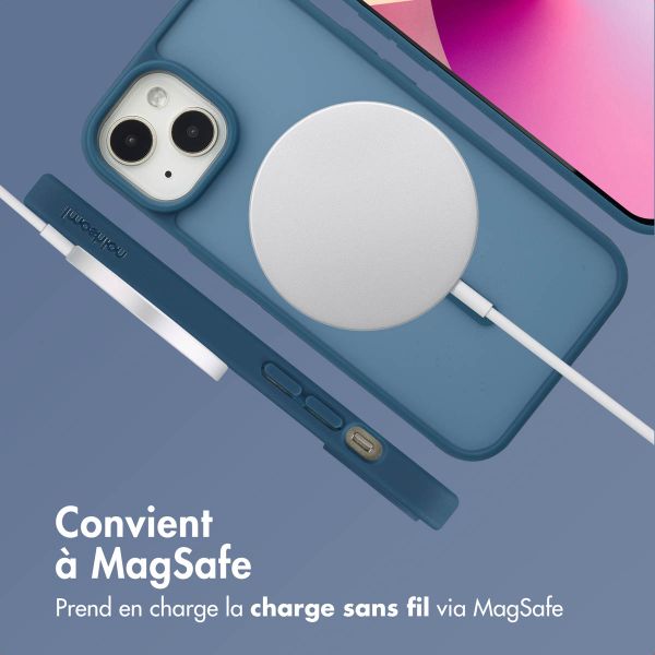 imoshion Coque Color Guard avec MagSafe Apple iPhone 14 / 13 - Bleu foncé