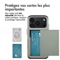 imoshion Coque arrière avec porte-cartes Apple iPhone 18 Pro / 17 Pro - Vert