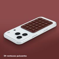 Selencia Pack de 2 Supports de téléphone à ventouse - Terracotta