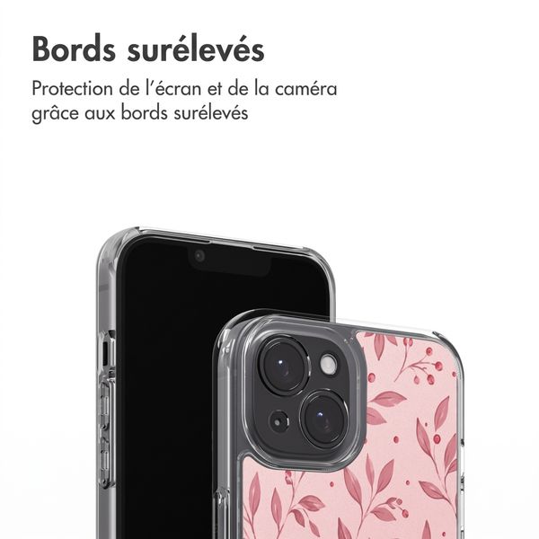 imoshion Coque Design Apple iPhone 15 - Berry Love