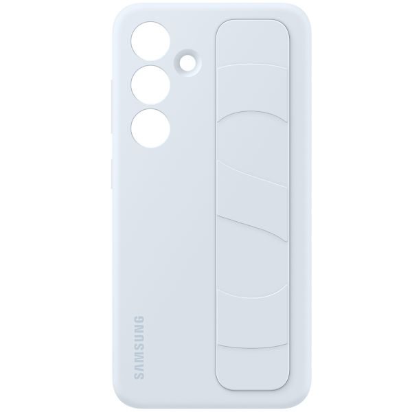 Samsung Coque arrière originale Standing Grip Samsung Galaxy S24 - Light Blue