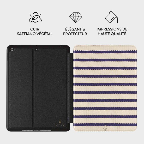 Burga Coque tablette Apple iPad 9 (2021) 10.2 pouces / iPad 8 (2020) 10.2 pouces / iPad 7 (2019) 10.2 pouces - Old Money