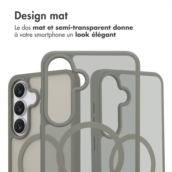 imoshion Coque Color Guard avec MagSafe Samsung Galaxy S25 FE - Gris