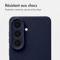 imoshion Coque arrière Texture Samsung Galaxy S26 - Bleu foncé