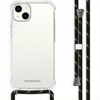 imoshion Coque arrière transparente avec cordon Apple iPhone 14 Plus - Noir & Doré