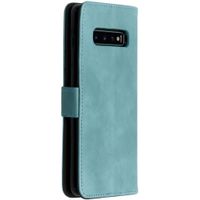 Étui de télephone portefeuille Samsung Galaxy S10 Plus - Bleu clair