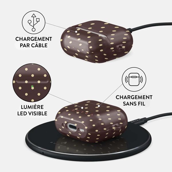 Burga Coque rigide Apple AirPods 4 - Sorry Busy