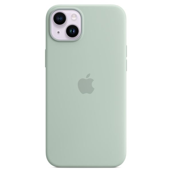 Apple Coque en silicone MagSafe Apple iPhone 14 Plus - Succulent