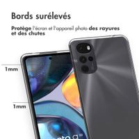 Accezz Coque Clear Motorola Moto G22 - Transparent