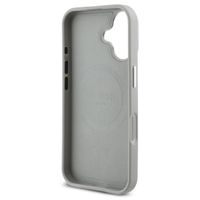 Guess Coque Grained Triangle MagSafe Apple iPhone 16 - Beige