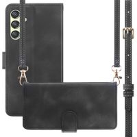 imoshion Etui de télephone portefeuille avec cordon Samsung Galaxy A25 (5G) - Noir