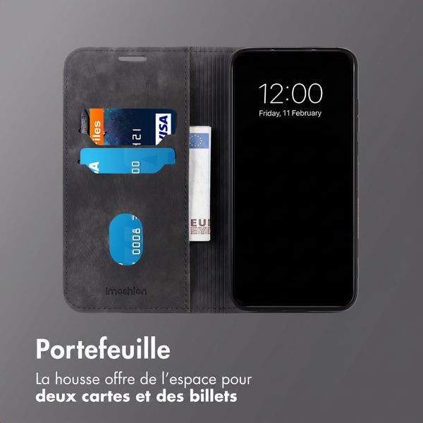 imoshion Étui de téléphone portefeuille Slim Xiaomi Redmi Note 17 Pro Max - Noir