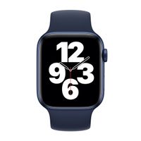 Apple Bracelet Boucle unique en Silicone Apple Watch | 38/40/41/42 mm - Taille 1 - Deep Navy