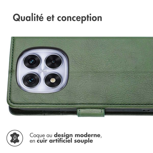 imoshion Étui de télephone portefeuille de luxe Xiaomi Poco X7 - Vert