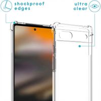 imoshion Coque arrière transparente avec cordon Google Pixel 6a - Noir & Doré