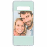 Concevez votre propre coque transparente Samsung Galaxy S10 Plus - Transparent